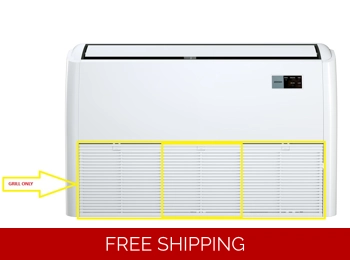 Front Grill Replacement for Floor Ceiling Mount Mini Split Systems